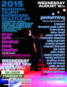 Seattle International Comedy Competition Showcase #2