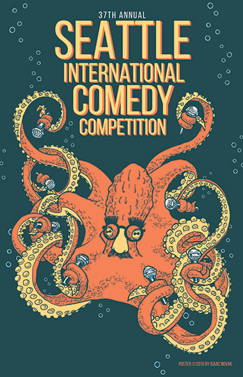 37th Annual Seattle International Comedy Competition Poster
